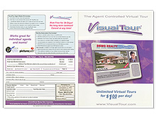 VisualTour brochure cover layout